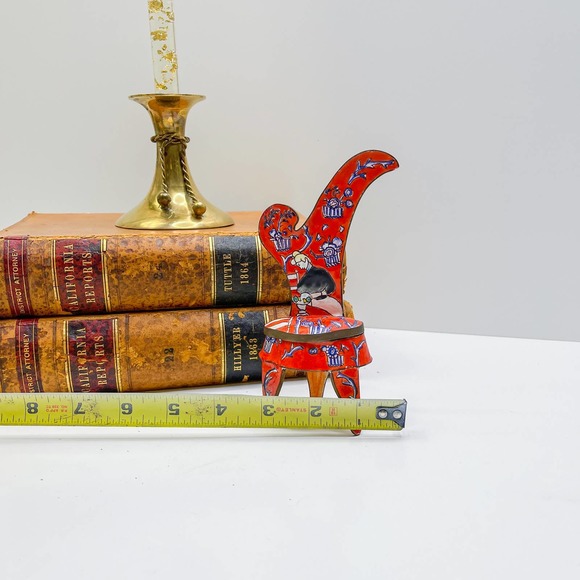 Empress Arts Enamal mini Chair with hidden storeage - Picture 3 of 8